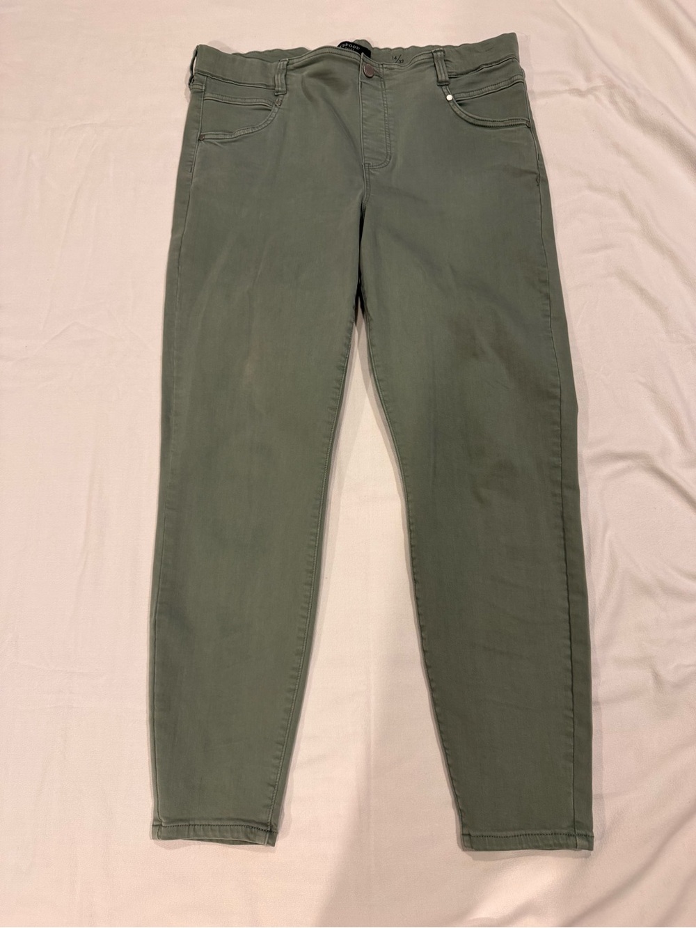 Liverpool Women’s Olive Skinny Stretch Jeans Size 14/32